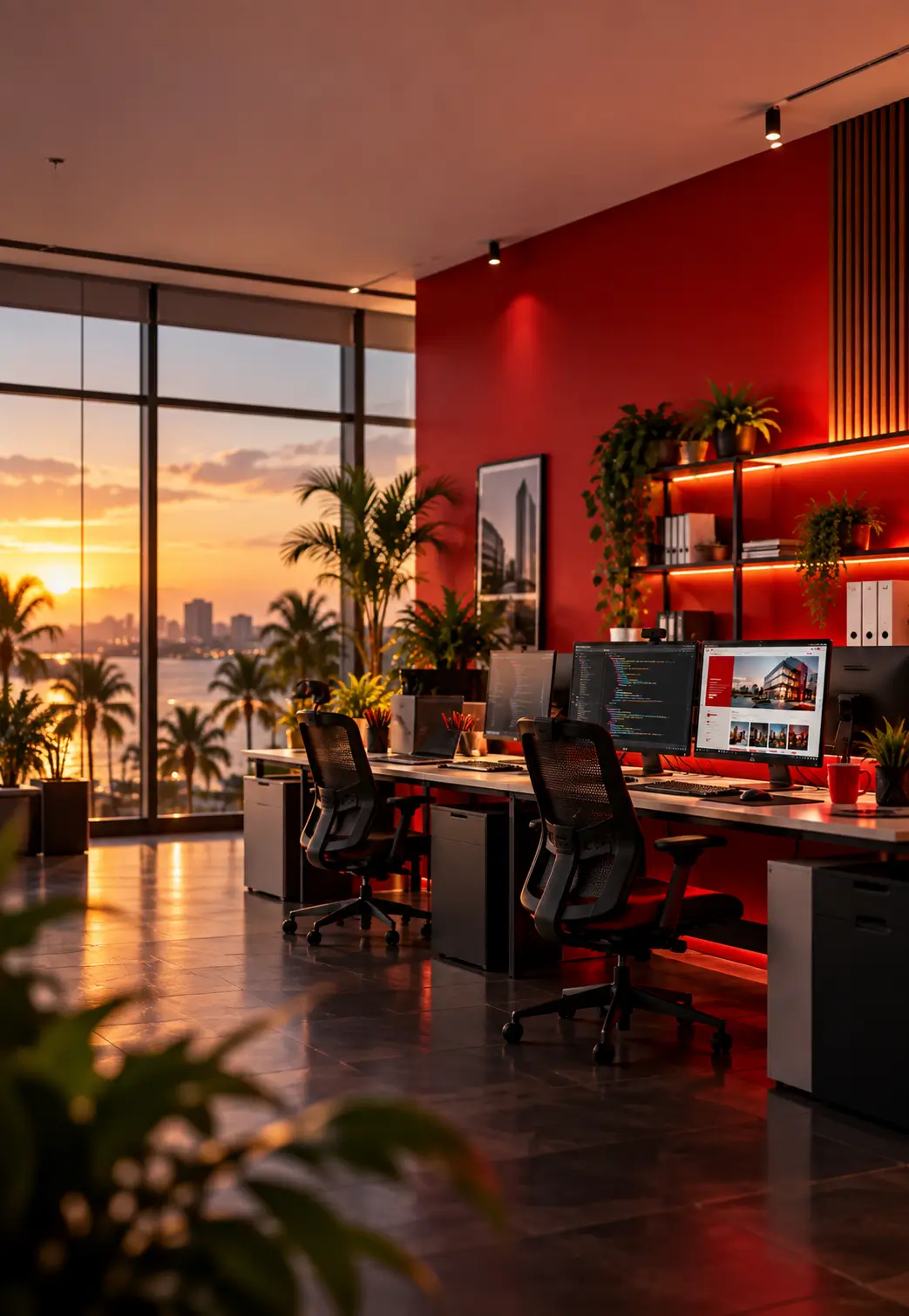 Inside the WEBNET MASTERS office