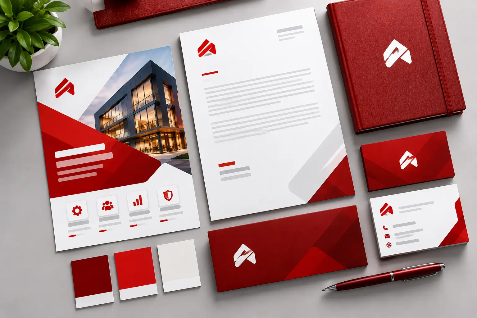 Brand identity and fliers