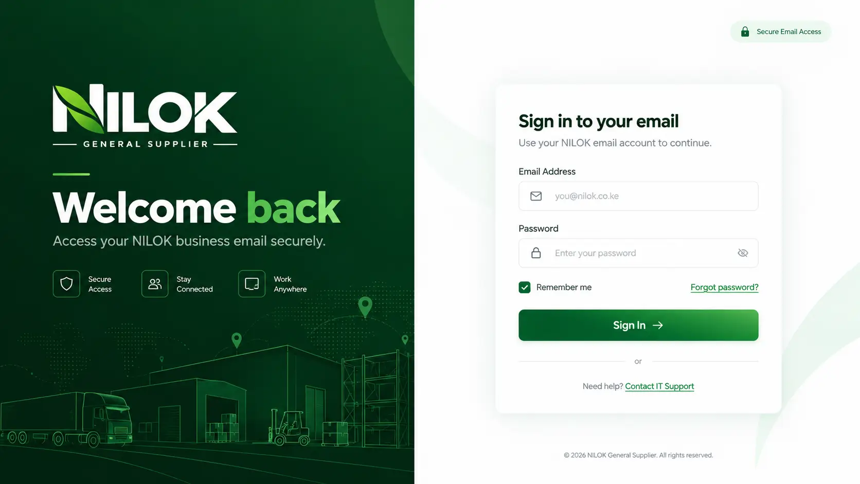 Nilok website