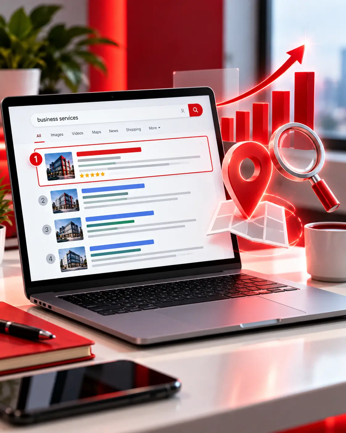 SEO and Google ranking by WEBNET MASTERS